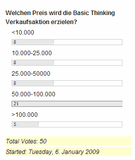 Basic Thinking Preis-Frage