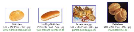 Brötchen Bildersuche