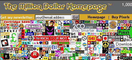 1/2 Millionen Dollar Homepage